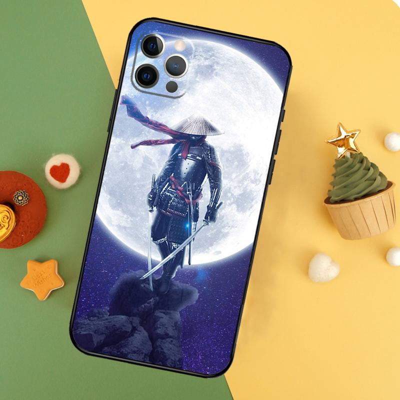 Japan The Samurai Ninja Phone Case For iPhone 17 16 16E 15 14 12 11 13 Pro Max 12 13 Mini 17Air Shockproof Cover