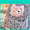 Cartoon Bear Linabell Doll Bag Solid Color Backpack With Details Embroidered