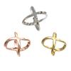 Scarf Ring X Shape Scarf Slide Buckle for Women Minimalist Shawl Brooches Clip