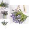 Lavender Artificial Flower Garden Decor With Pouring Craft For Home Office Hotel Arrangement