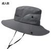Women Large Brim With Leaking Ponytail Quick Drying Bucket Hats Fishermen Caps Outdoor Casual Cap Women Sunscreen Hat