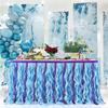 6FT Wedding Party Tutu Tulle Table Skirt Cover Tableware Cloth Baby Shower Party Home Decor Table Skirting Birthday Party