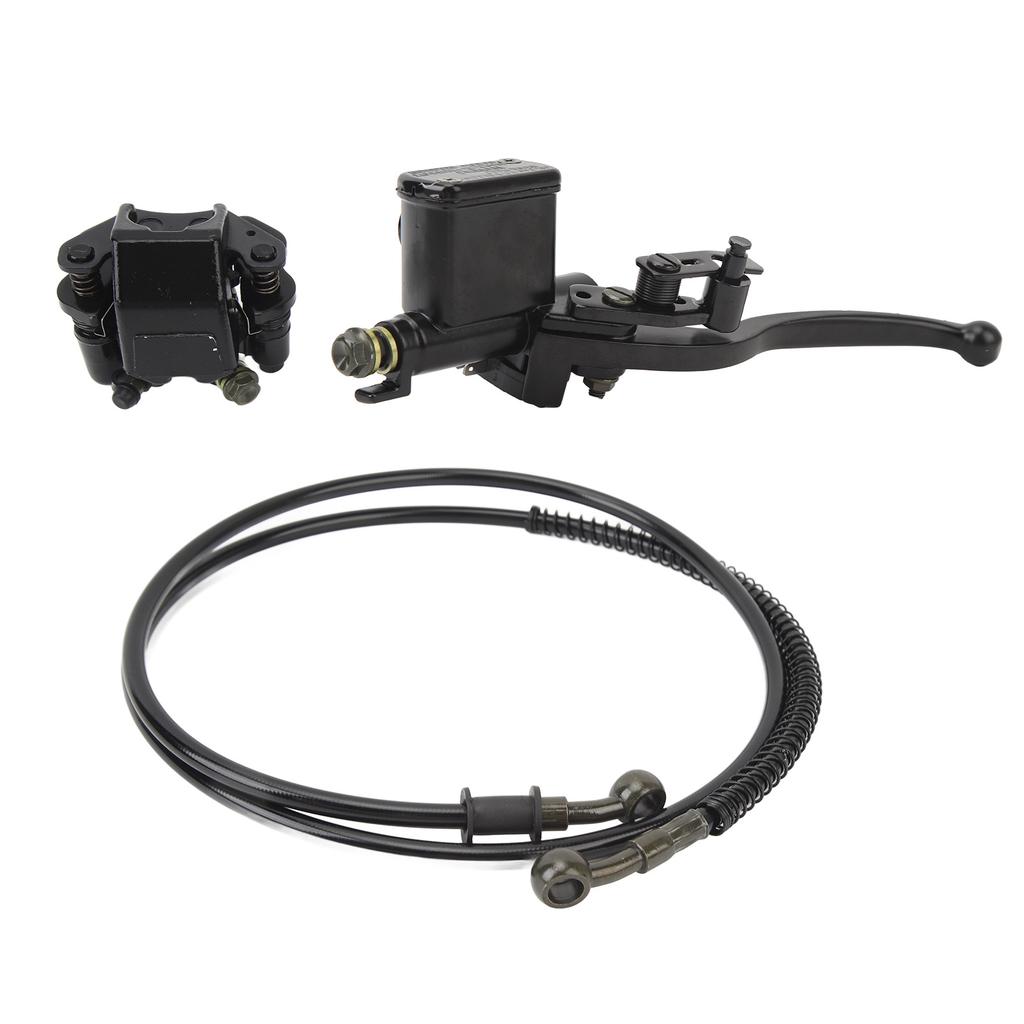 Hydraulic Brake Master Cylinder Caliper Hydraulic Disc Brake Kit for 50cc 70cc 90cc 110cc 125cc 150cc ATV Quad Pit Pro