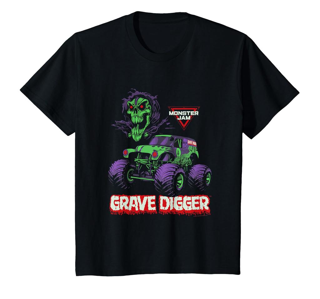 Kids' Monster Jam Grave Digger Monster Truck T-Shirt