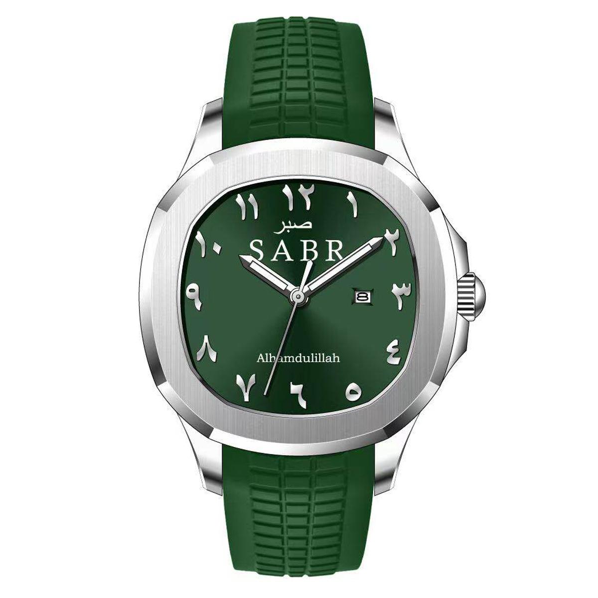 

Sabr s New Men s Handsome Hand Grenade Silicone Strap Waterproof Quartz Watch Arabic Sports Watch Student Watch