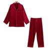 Silk Red Wedding Pajamas for Couples - Newlywed Set In Gift Box