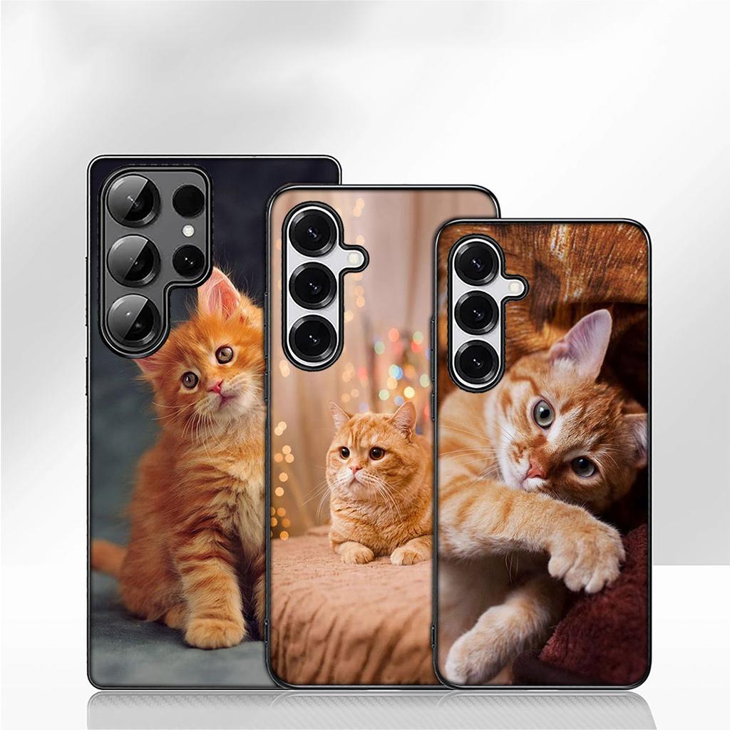 Kitten Cat Cover Phone Case for Samsung Galaxy A07 A13 A12 A14 A23 A42 A50 A51 A52 A53 A70 A71 A72 A21S A04 Note 20 9 8 10