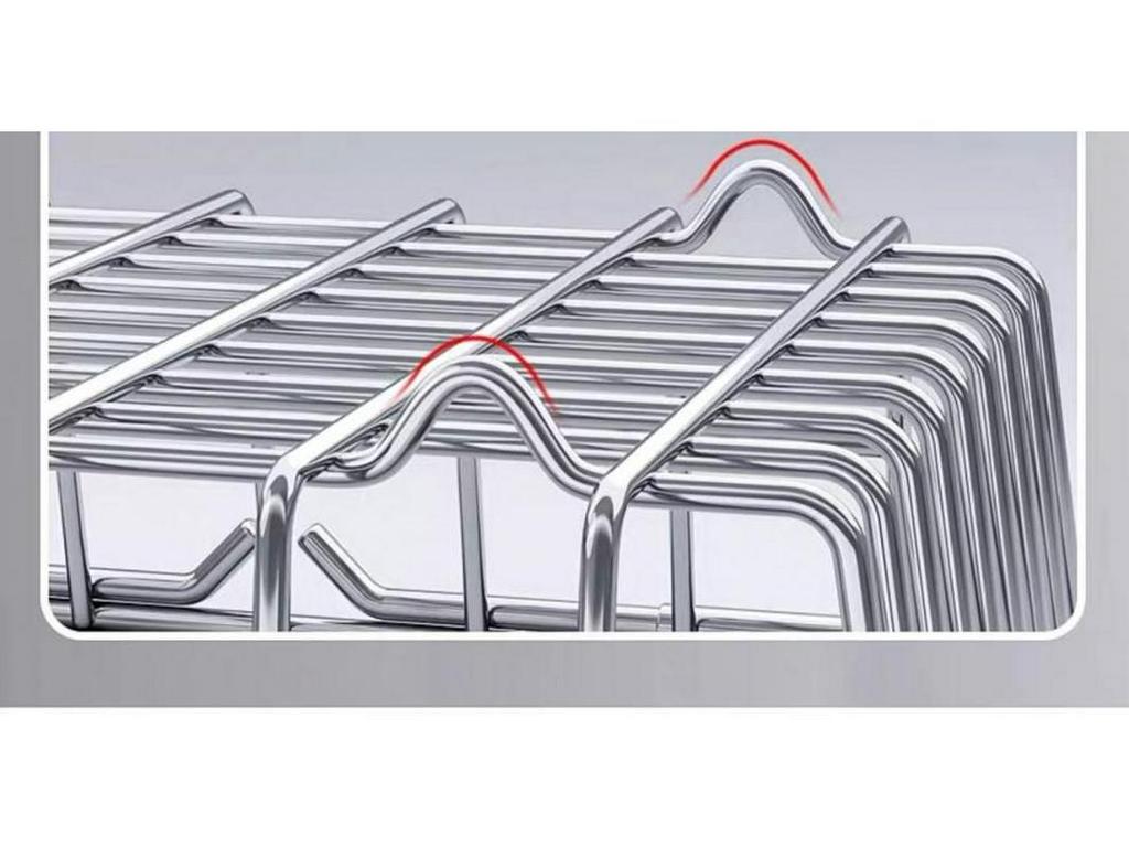 Stainless Steel Telescopic Dish Drying Rack and Sink Vegetable Washer