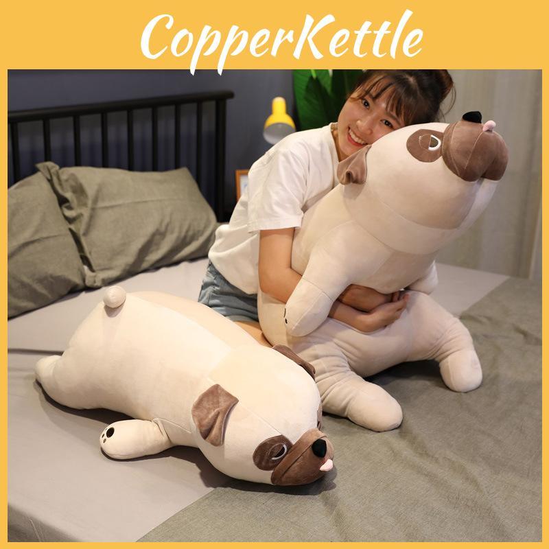 Pug Lying Dog Plush Toy Animal Stuffed Doll Pillow Cartoon Decoration Gift Kids