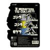 Super7 Toho Godzilla Reaction Figure Inch Toho Godzilla Action Figure Classic Monster Movie Collectible Retro Toy '55 (Glow-in-the-Dark) - 3.75