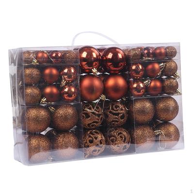 100 Pieces Christmas Balls Ornaments Xmas Tree Decor Baubles for Winter Holiday