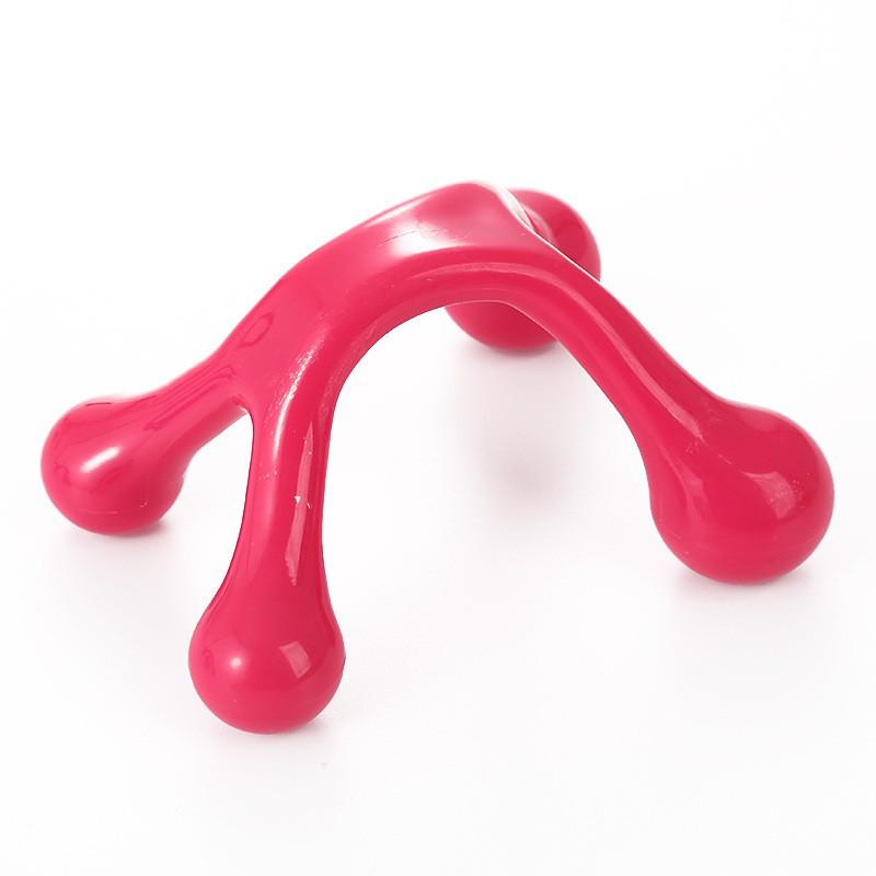 Four-Leg Meridian Spine Acupuncture Massager - Plastic Scraping Tool.