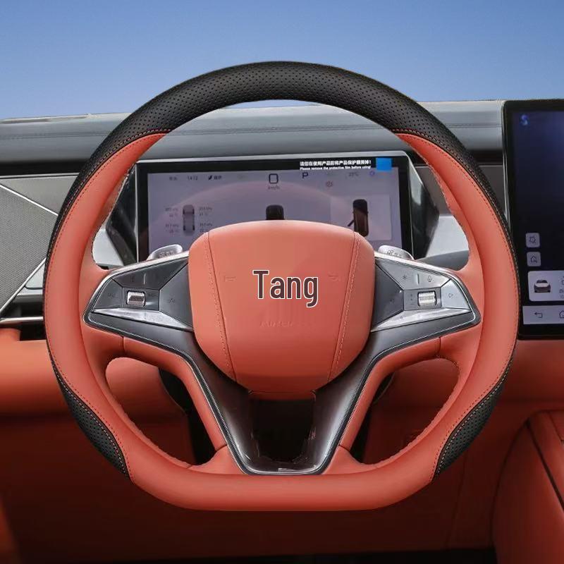 Husa Volan BYD Tang L: Piele Nappa, Anti-Alunecare, Accesoriu Interior DMI