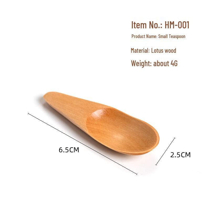 Abay Japanese Style Wooden Leaf Spoon Set