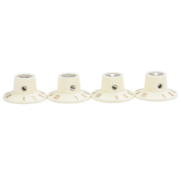 4Pcs Plastic Speed Volumes Tone Control Knob Electric Guitar Volumes Tone Knob Potentiometer Caps Guitar Accessories