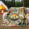 Adventurecalling Customize Your Name Outdoor Blanket Comfortable Soft Lightweight Allseason Multipurpose Blanket For Camping Picnics Sofa Office Bed