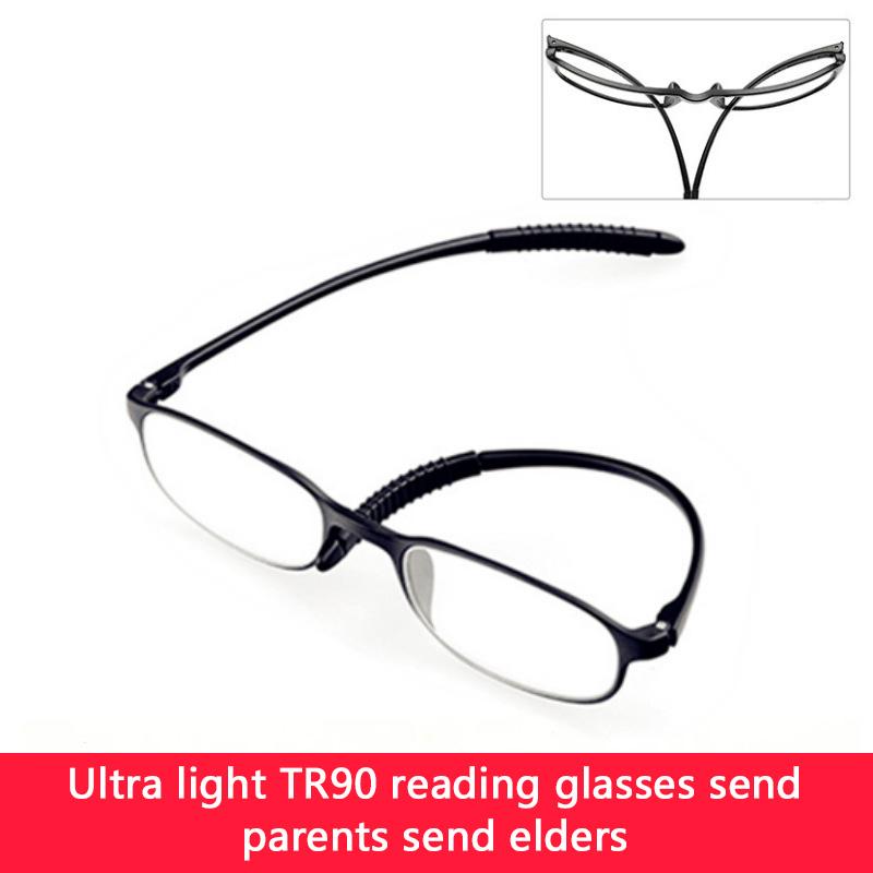 Unbreakable TR90 Reading Glasses for Women Men Ultra Light Resin Presbyopic Magnifier Diopter +1.0 To 4.0
