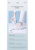 Scarpe da infermiera da donna in pelle di mucca con ammortizzatore ad aria - Traspiranti, Antiscivolo, Suola morbida, Design piatto casual comodo.