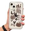 Cute Bear Head Phone Case for Apple 17PROMAX, 16PRO, 15/13/14/12/11 with Precise Cutouts