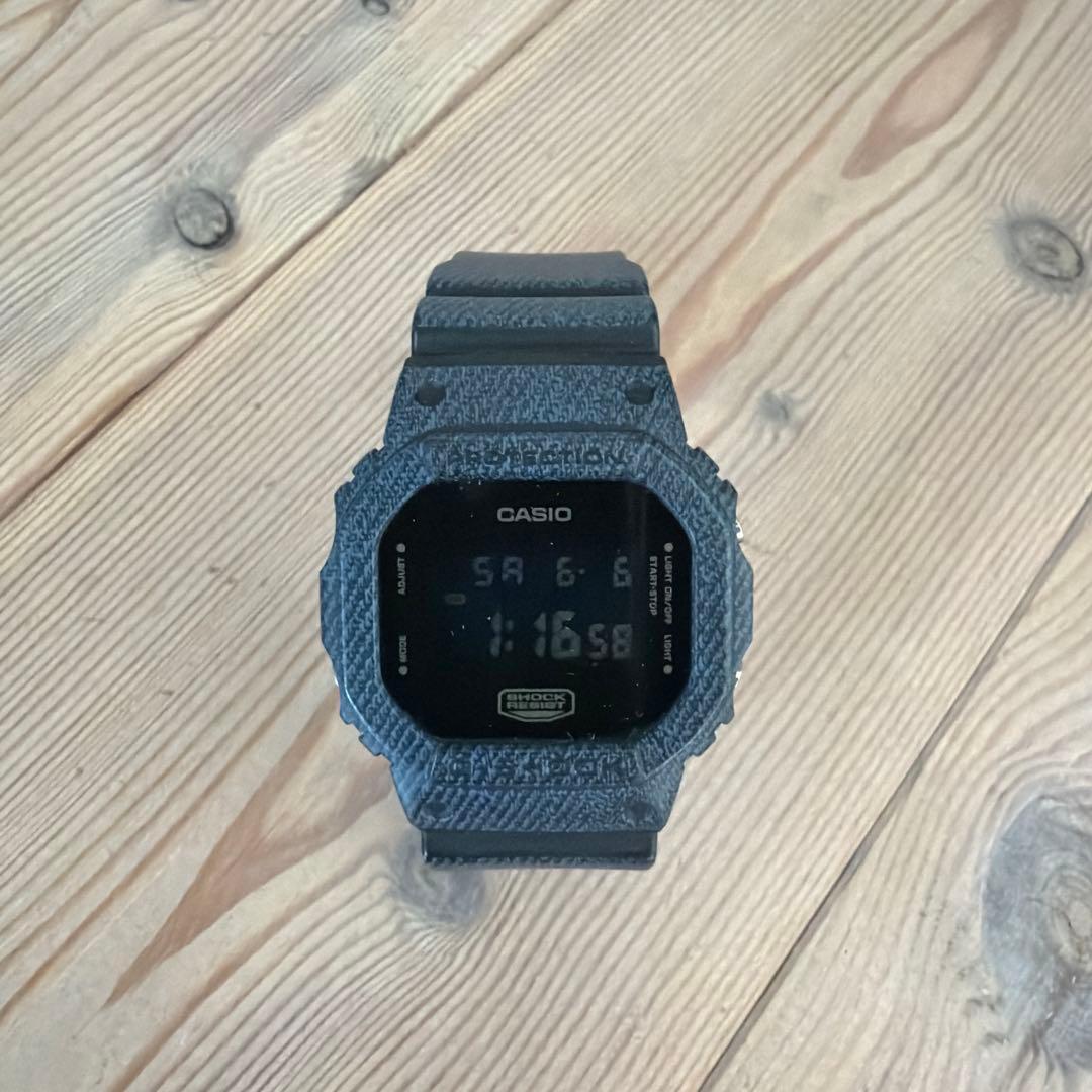 Б/у часы CASIO G-SHOCK DW-5600DC-1JF Деним