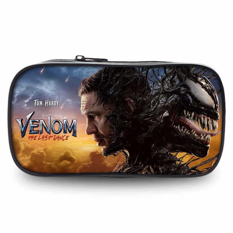 Venom The Last Dance Large Capacity Oxford Material Pencil Pouch Perfect For School And Everyday Use