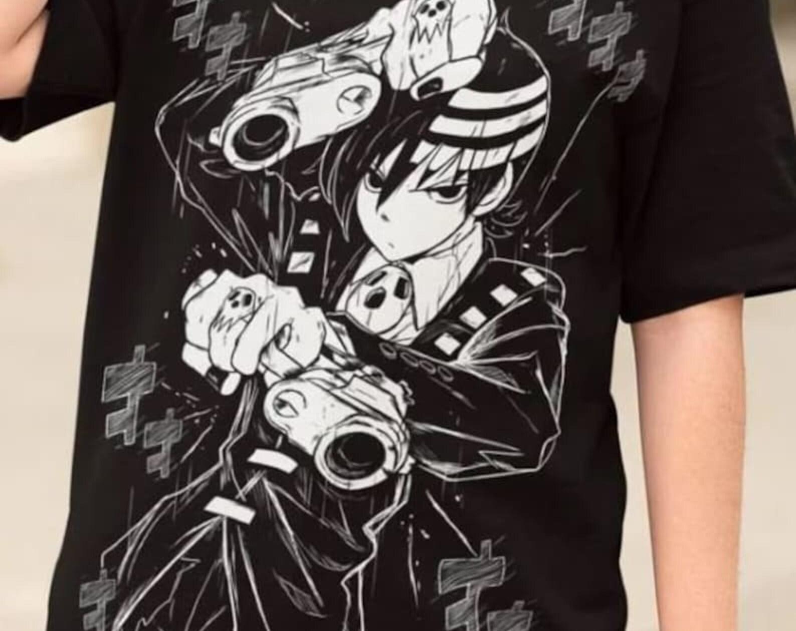 Soul Eater Death the Kid, Soul Eater Maka Albarn Shirt -soul eater shirt,soul eater t-shirt,anime shirt,anime clothing,maka albarn t shirt L