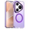 Magnetic Wireless Charging Case For Huawei Pura 80 Pro 80 Ultra P80 5G Cover Candy Colors Transparent Back Shell Fundas Coque
