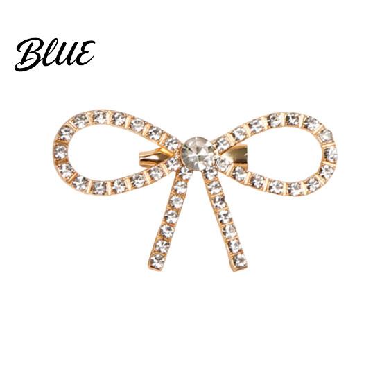 Scarf Brooch Clip Bowknot Design Pin for Women Faux Pearl