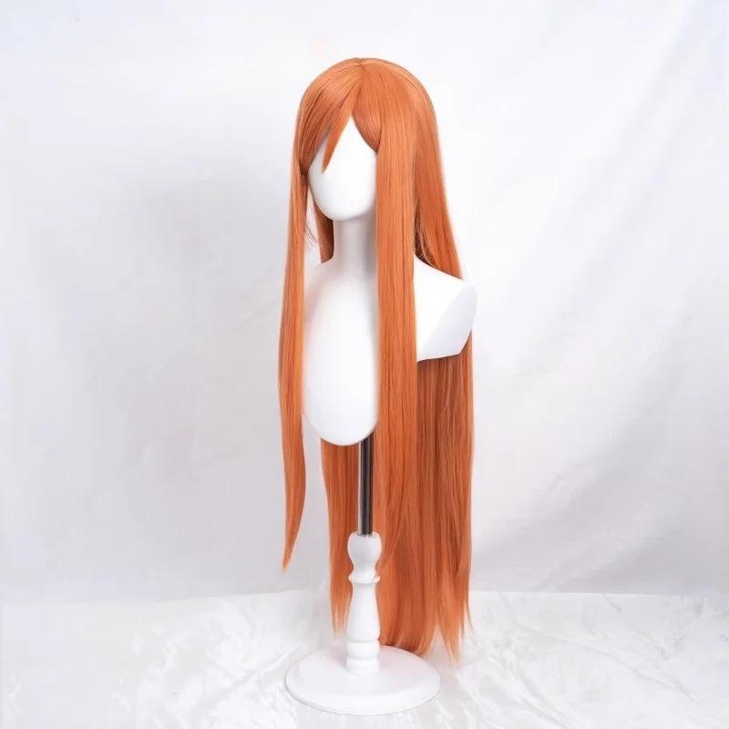 Anime Bleach Inoue Orihime Cosplay Costume Hair Super Long Orange Comic Wigs Heat Resistant Synthetic Hair Wigs