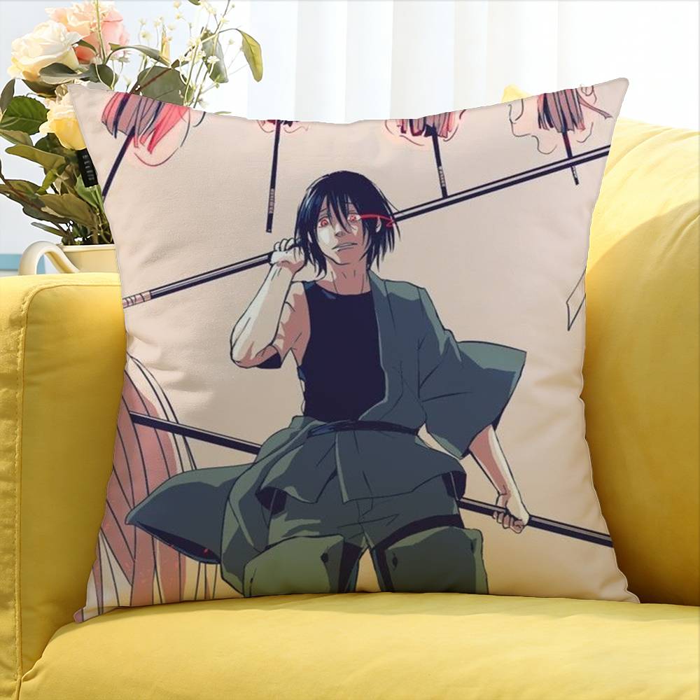 Benimaru Shimon Fire Force Various Sizes Square Pillow Case For Car Home Bedchamber Decor