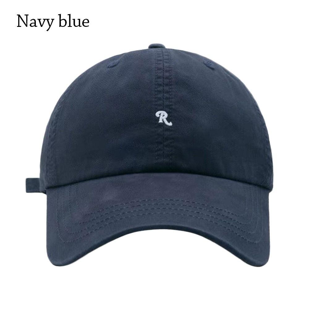 Adjustable Snapback Hat Embroidery Sun Visors Casual Peaked Hat  for Men Women