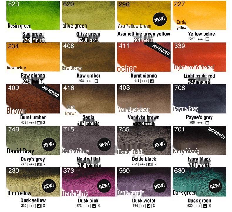 Terence Van Gogh Watercolor Paint Tube 10ml - Netherlands Import