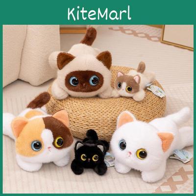 Cat Plush Toy With Soft Polyester Filling For Bedroom Decor And Gifts