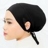 Practical Stretch Hijab Scarf For Active Women Adjustable Ear Straps Moisture Wicking Lightweight Head Cover