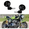 Benutzerdefinierte Motorrad CNC Lenkerendspiegel Rückspiegel Seitenspiegel 3" Rund 7/8" 22 mm Kompatibel mit Honda Yamaha Suzuki Kawasaki Aprilia Derbi Ducati