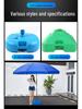 Outdoor Sun Umbrella with Water-Filled Base - Large Stall Advertising Umbrella and Plastic Stand