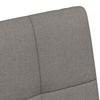 Dining Chairs with Casters 2 pcs Taupe 58 x 65 x 94 cm Fabric
