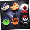 1 Set 6pcs Jumping Toys Halloween Baby Toys Baby Toys Wind Up Toy Jumping Toy Halloween Toy Baby Halloween Toys Halloween Toys for Toddlers