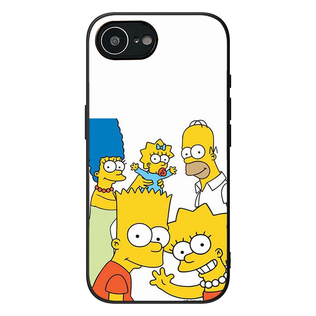 Cartoon S-Simpsons-Funny Barts Phone Cover for Apple iPhone 16 15 14 Plus 13 12 Mini 17 Pro Max + ProMax 16E Air Case