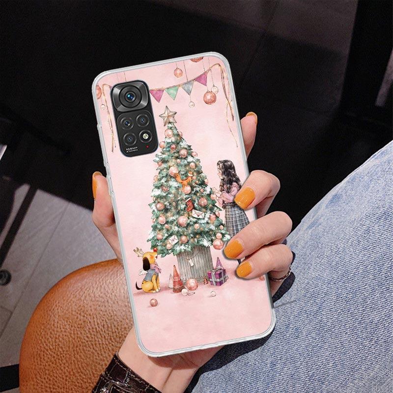 

Christmas Girls Tree Gift Phone Case For Xiaomi Redmi Note 15 14 13 12S 12 11 Pro Plus 14S 11S 11E 10 10S 11T 5G Personalized Co Redmi Note 11S 4G