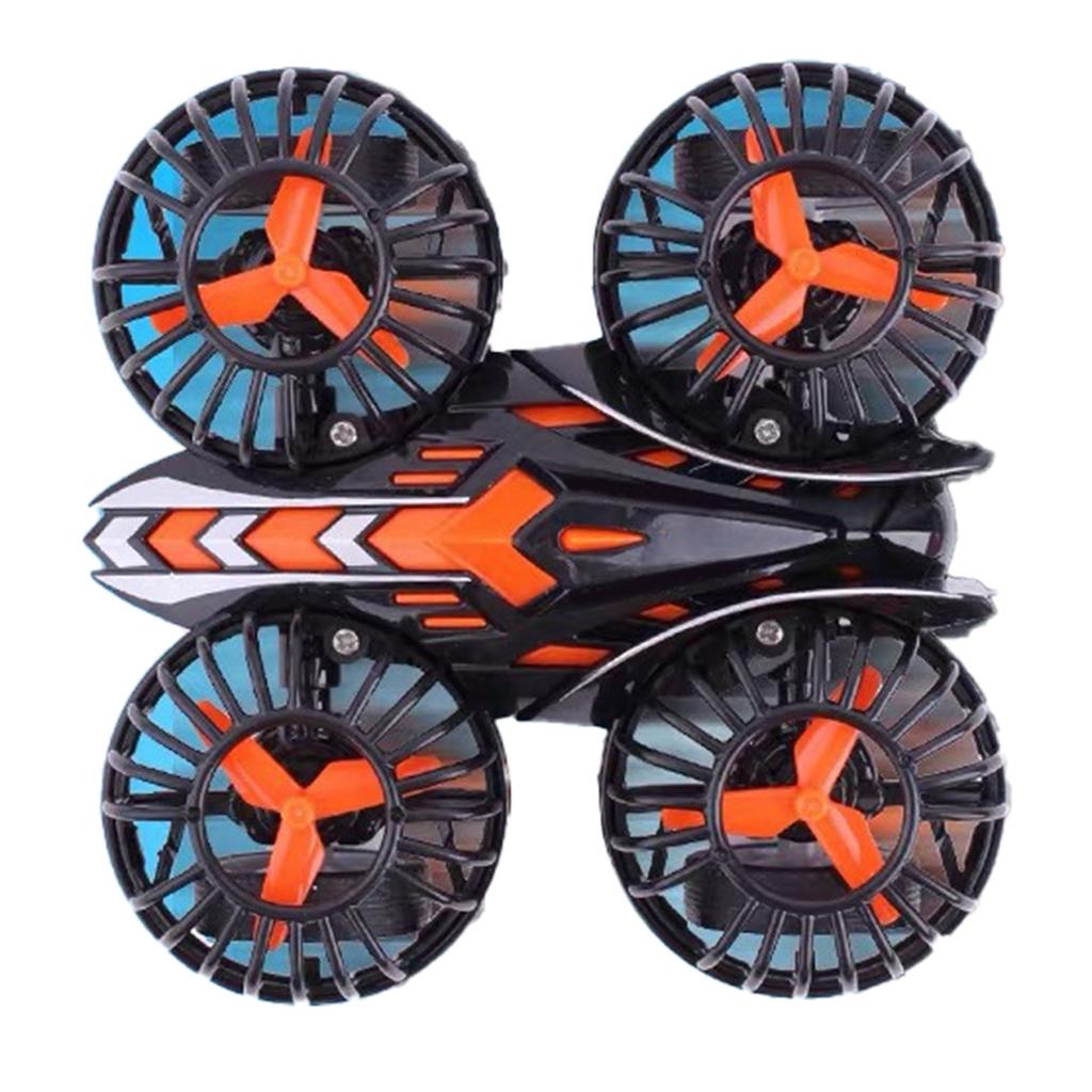 Flying Car Toy Inertia Quadcopter Fall Resistant Wear Resistant Flying Car Toy Gift for Little Boys Girls Black