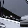 Passenger Princess Text Stickers, Car Exterior Stickers, Home Decor Stickers, Cute Stickers, Funny Stickers, Pretty Stickers