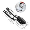 1Pcs Stainless Steel Manual Can Opener Professional Multifunctional Jar Opener with Beer Grip Opener Side Cut Tin Bottle Opener