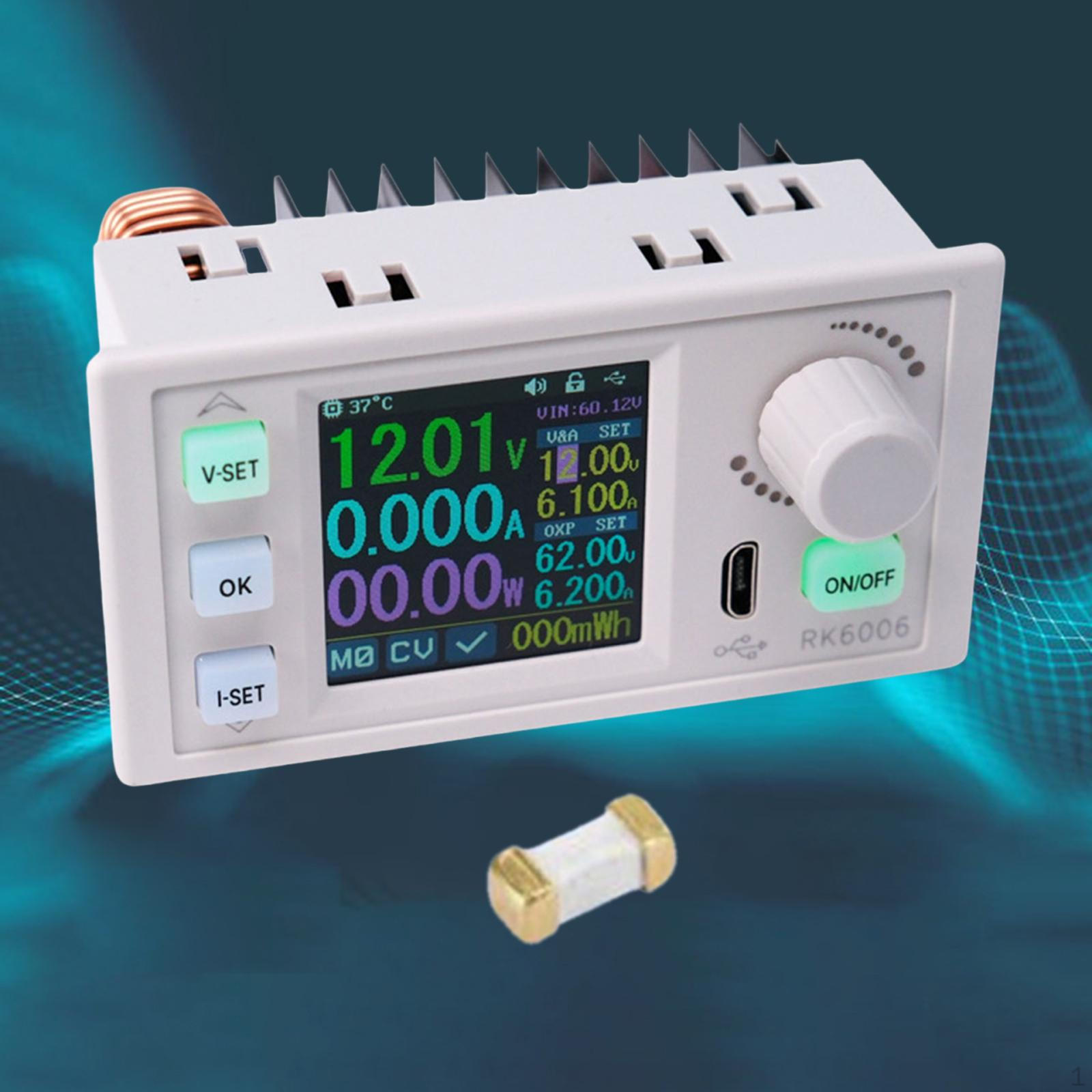 

Регулятор напруги постійного струму, регульований 4-значний цифровий РК-дисплей, модуль живлення з ЧПУ, DC Buck