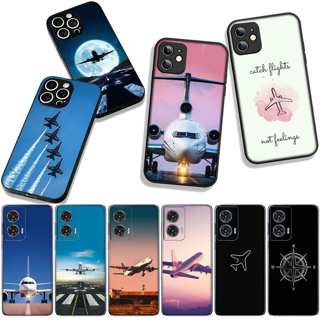 Aircraft Airplane Plane Fly Travel Cover Case for Xiaomi Poco F7 F6 F8 Ultra F5 X7 X6 X5 X3 NFC M7 M6 Pro C85 C75 C65 C71 C61