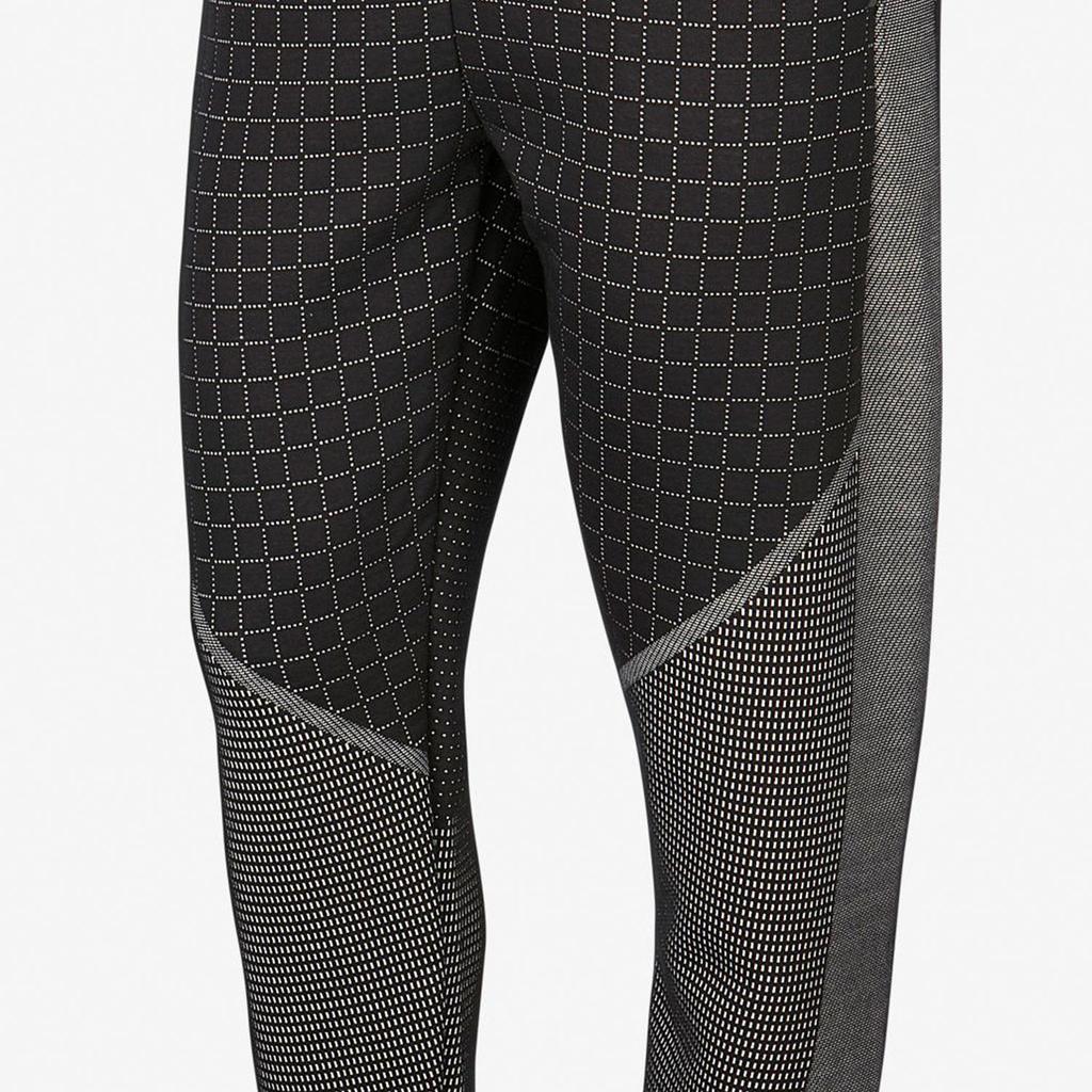 Nike Plaid Lace-Up Casual Training Tapered Vintage Sports Pants Women Pants Black CI9437-011