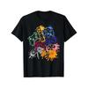 Crew Neck Game Console Print Men's Fashionable Summer Short Sleeve Sports T-shirt, Comfortable And Versatile