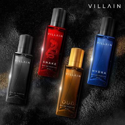 Villain Rebel Luxusní dárková sada parfémů pro muže 4x20 ML | Parfém s dlouhotrvající vůní | EDP