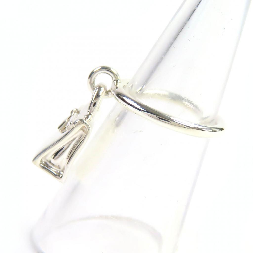 Excellent HERMES Ring Birkin Amulet Ring Silver AG925 Women Used