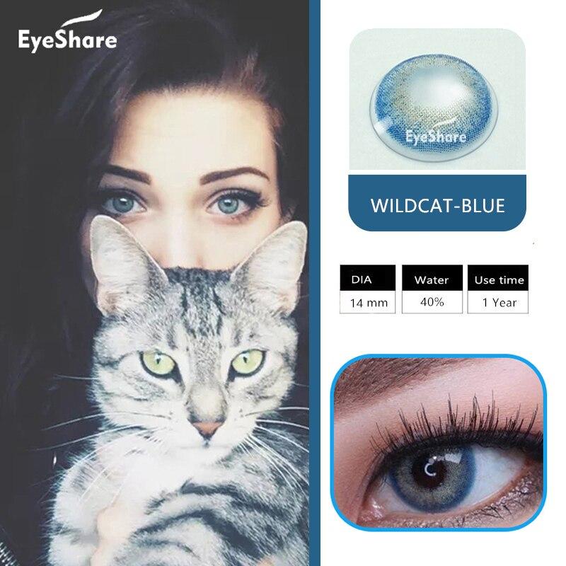 Buy Eyeshare 1 Pair (2pcs ) Colored Lens Cat Eyes Series Contact Lens